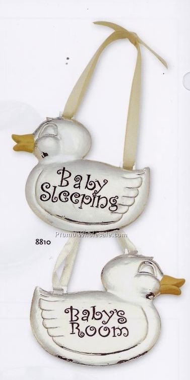 Something Duckie Collection Baby Sleeping Sign