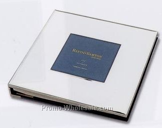 Square Silverplated Photo Album