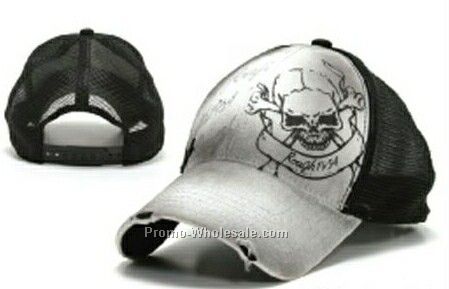 Stock Cap With Skull Design