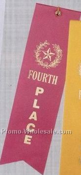 Stock Place Ribbon (Card & String) - 4th Place