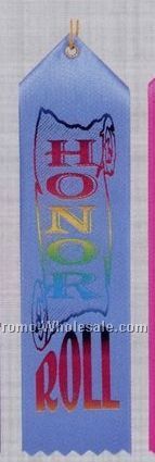 Stock Recognition Ribbon (Pinked) - Honor Roll