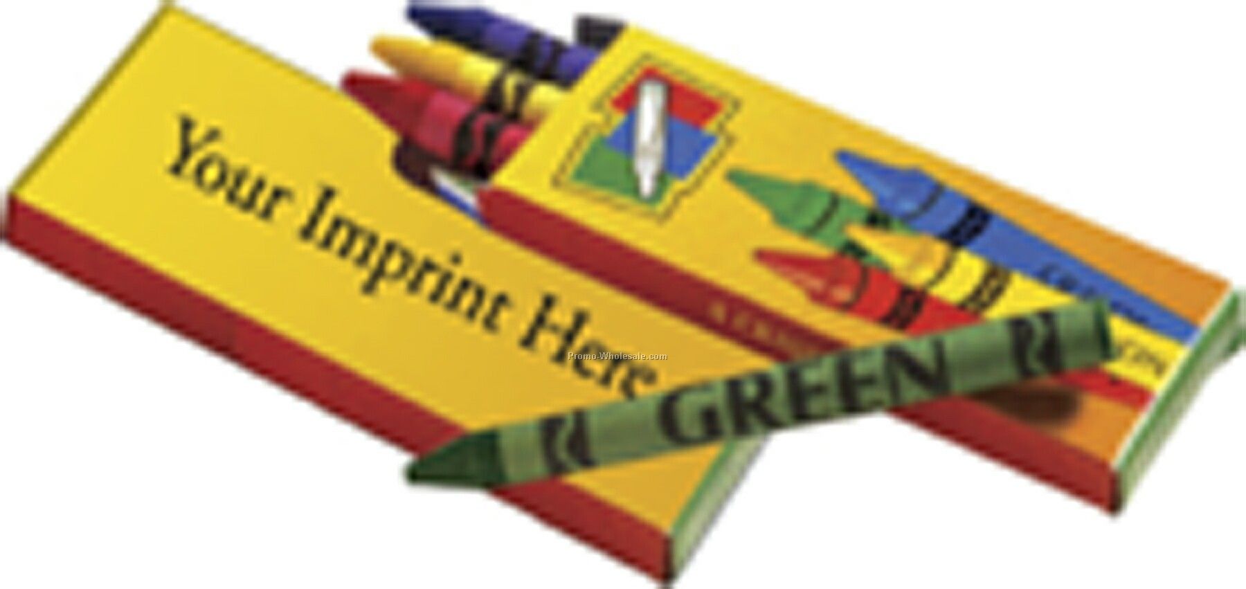 Stop Look & Learn Non-toxic Crayons - Imprinted