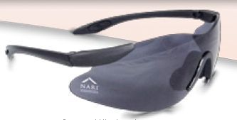 Strikeforce (8650) II Sport Black Glasses W/ Clear Anti Fog Lens