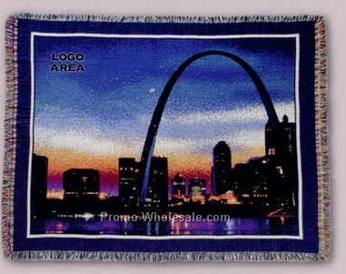 Tapestry Stock Woven Throws - St. Louis (53"x67")