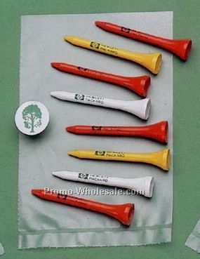 Tee Pack (8 Tees/ Marker/ Clear Plastic Pouch)