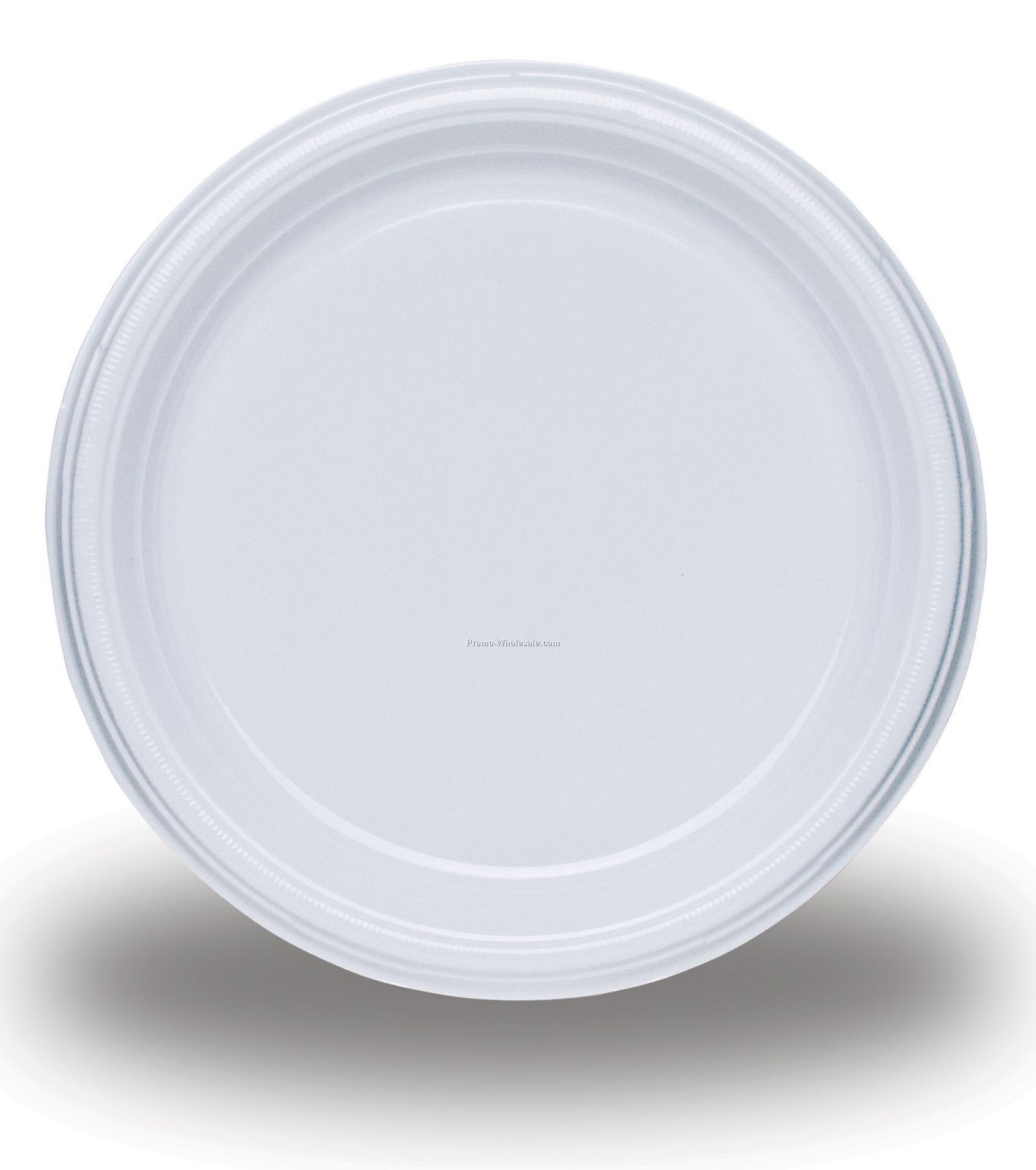 The 500 Line Premium 10" White Plastic Plate