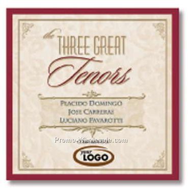 Three Great Tenors Classical Compact Disc In Jewel Case/ 10 Songs