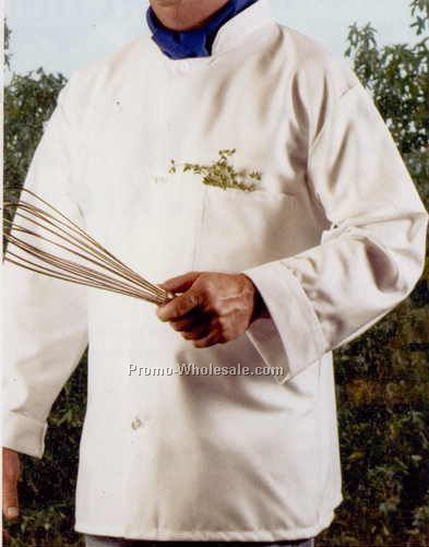 Traditional Twill Single Breasted Chef Coat (Medium)