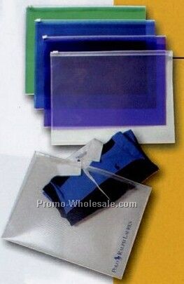 Translucent Poly Zip Envelope (Imprinted)
