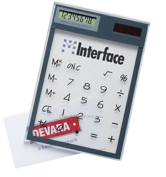 Transparent Solar Desktop Calculator