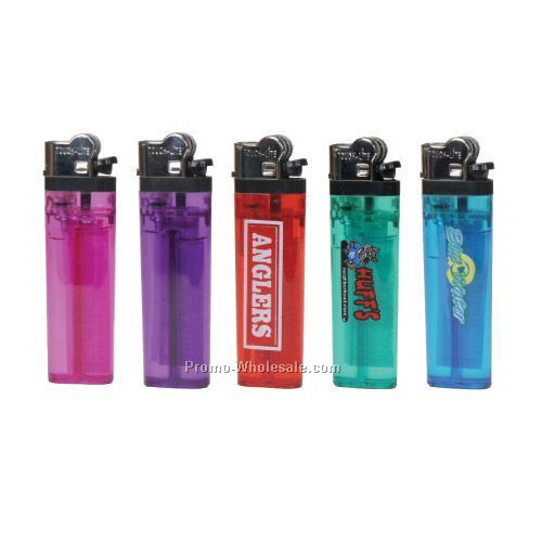 Transparent Standard Flint Cigarette Lighter