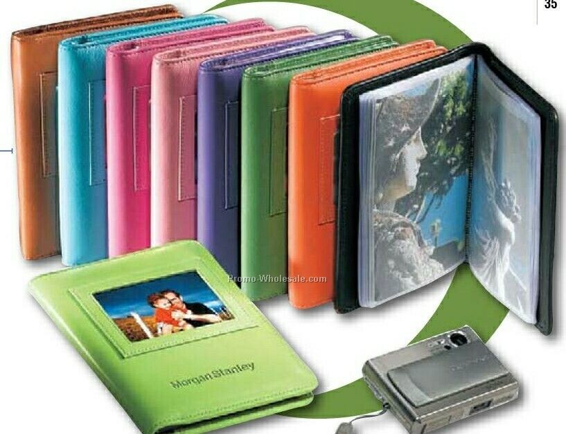 Travel Photo Album With Wallet Sized Id (Synthetic Leather)