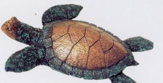 Turtle Figurine (Patina)