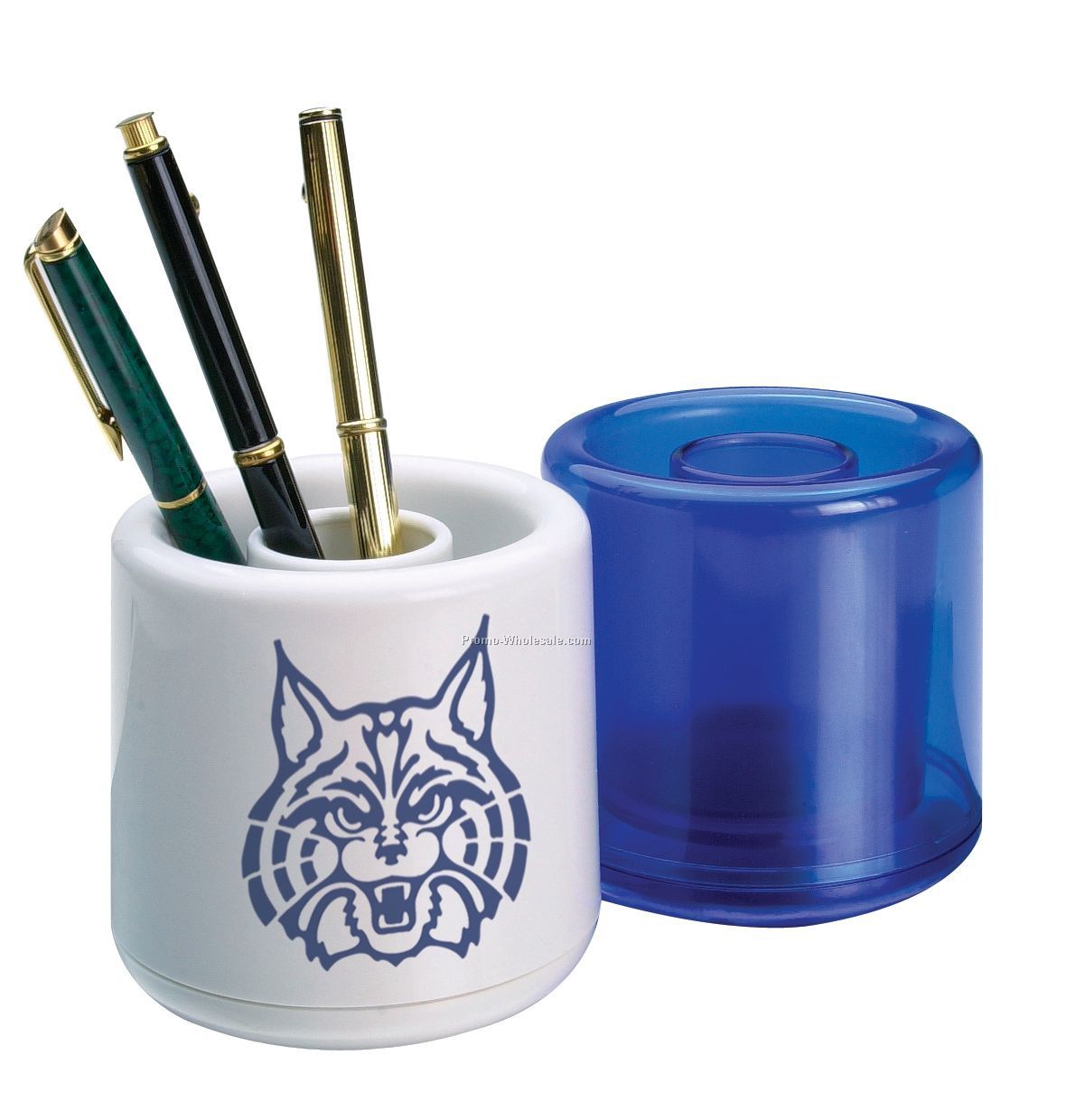 Twin Barrel Pen Cup