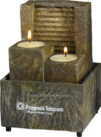 Two-tealight Tranquility Fountain