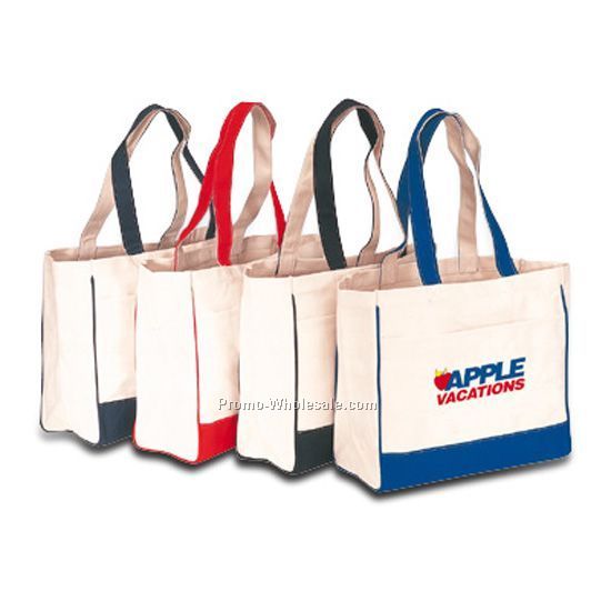 Two-tone Carry-all Tote Bag