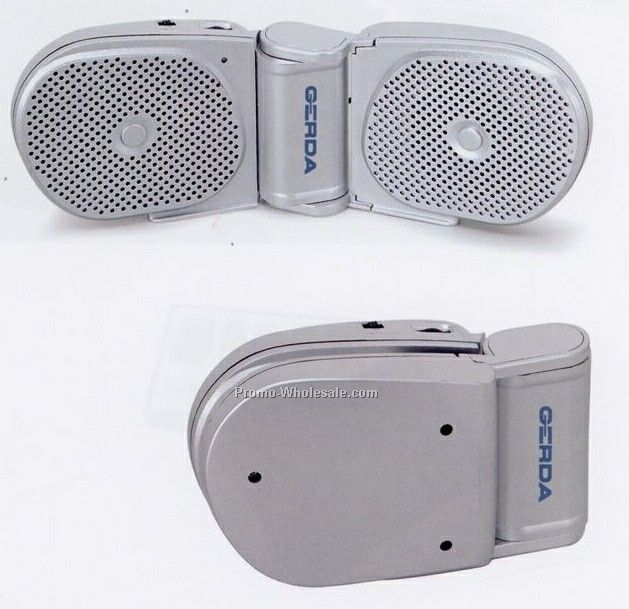 USB Foldable Speakers With 2 Way Power System