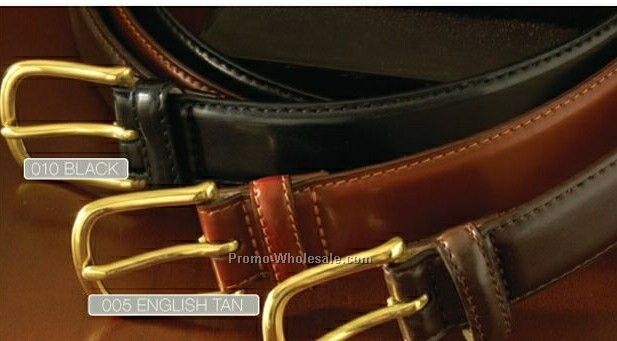 Unisex Smooth Leather Dress Belt (46-54)