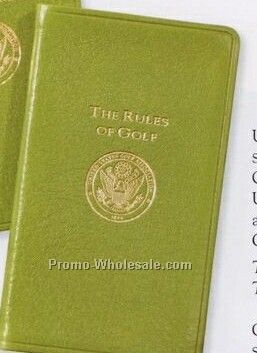 Usga Rules Of Golf Book W/ Terello Premium Leather Cover