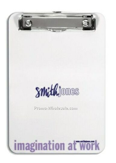 White Memo Clipboards With Wire Clip