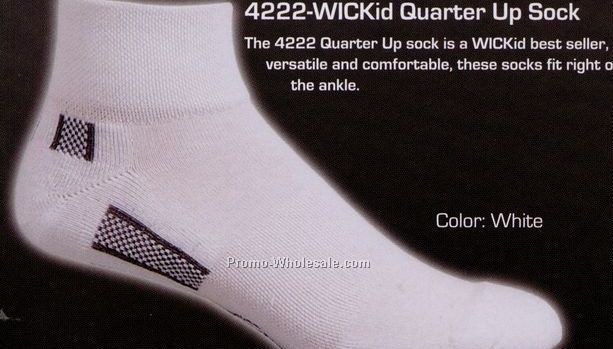 Wickid Quarter Up Performance Sock