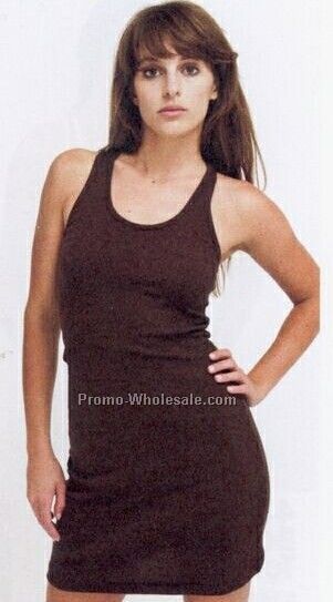 Women's 2x1 Rib Racerback Color Dress (S-xl)