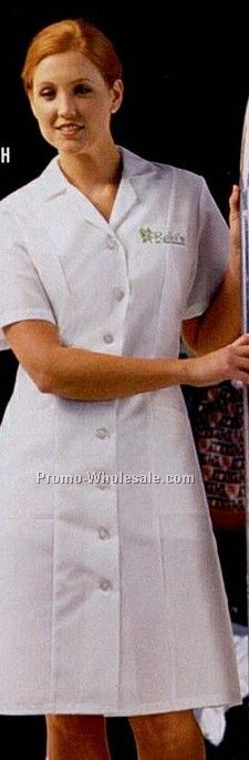 Women's White Short Sleeve Dress (S-xl)