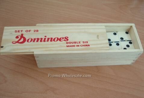 Wooden Domino Set