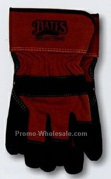 Workwear Synthetic Leather Palm W/ Fabric Back (Large)