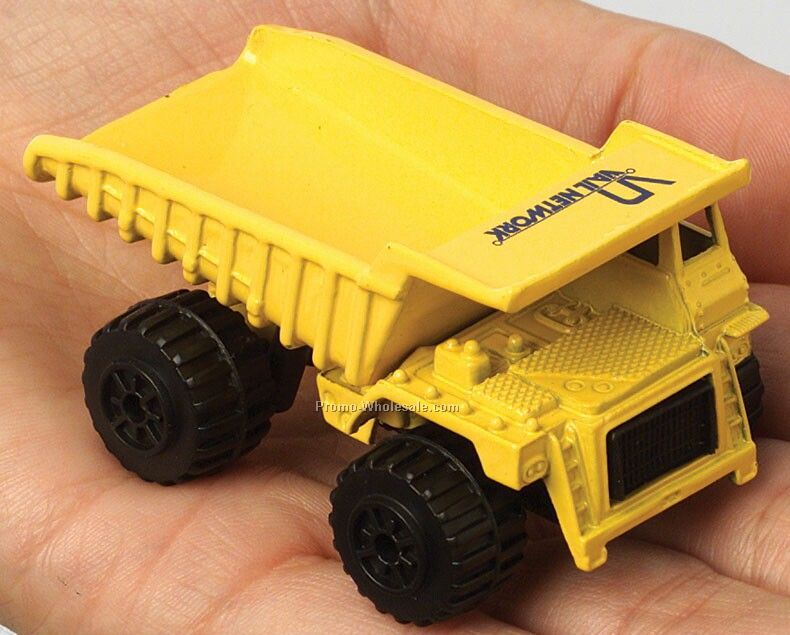 Yellow Dump Truck Die Cast Mini Vehicles