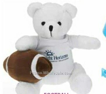 10" Sport Athletic Bear (Football)