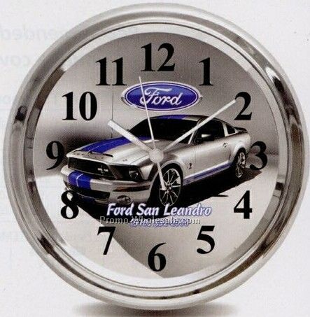 10" Sterling Metal Wall Clock (10 Days Service)