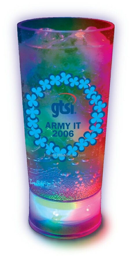 10 Oz. 3-light Cup With Red, Green & Blue LED Light