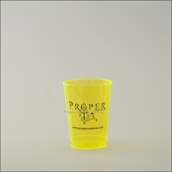 10 Oz. Neon Yellow Plastic Cup