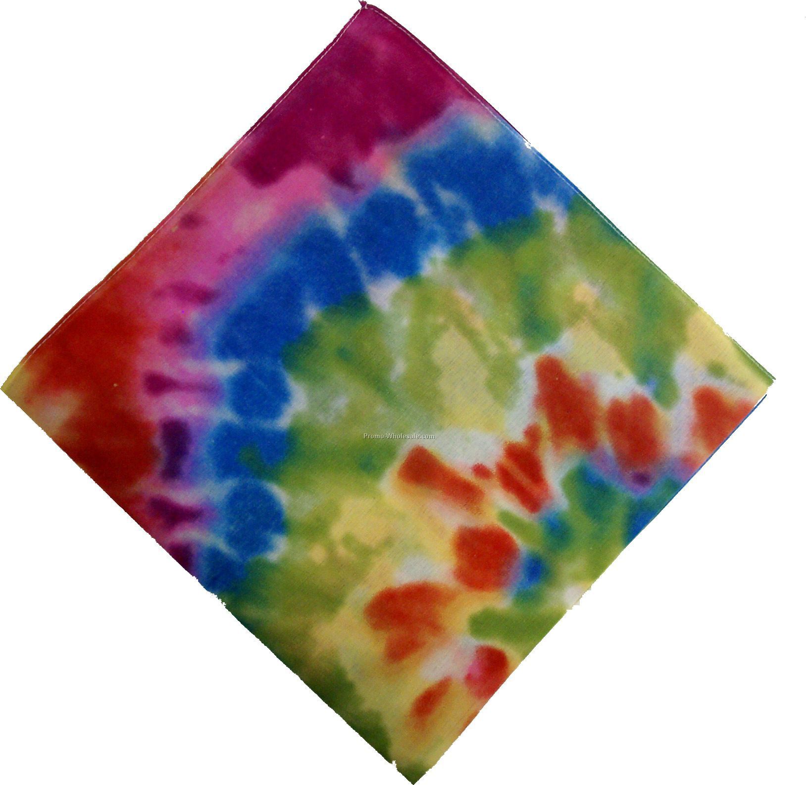 100% Cotton Circular Tie Dye Bandanna