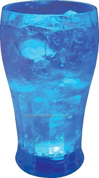 12 Oz. Blue Light Up Cola Glass