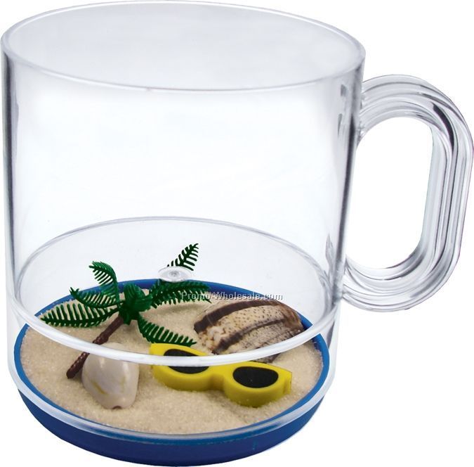 12 Oz. Life's A Beach Compartment Coffee Mug