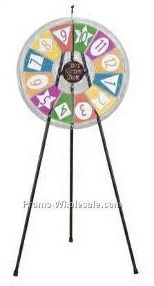12-slot Clear Floor Stand Prize Wheel (31")