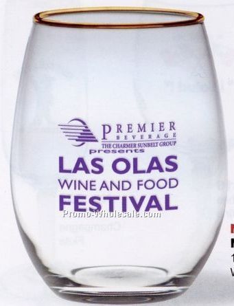 15 Oz. Stemless White Wine Glass