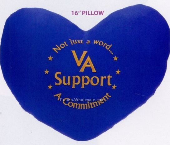 16" Custom Heart Shaped Pillow