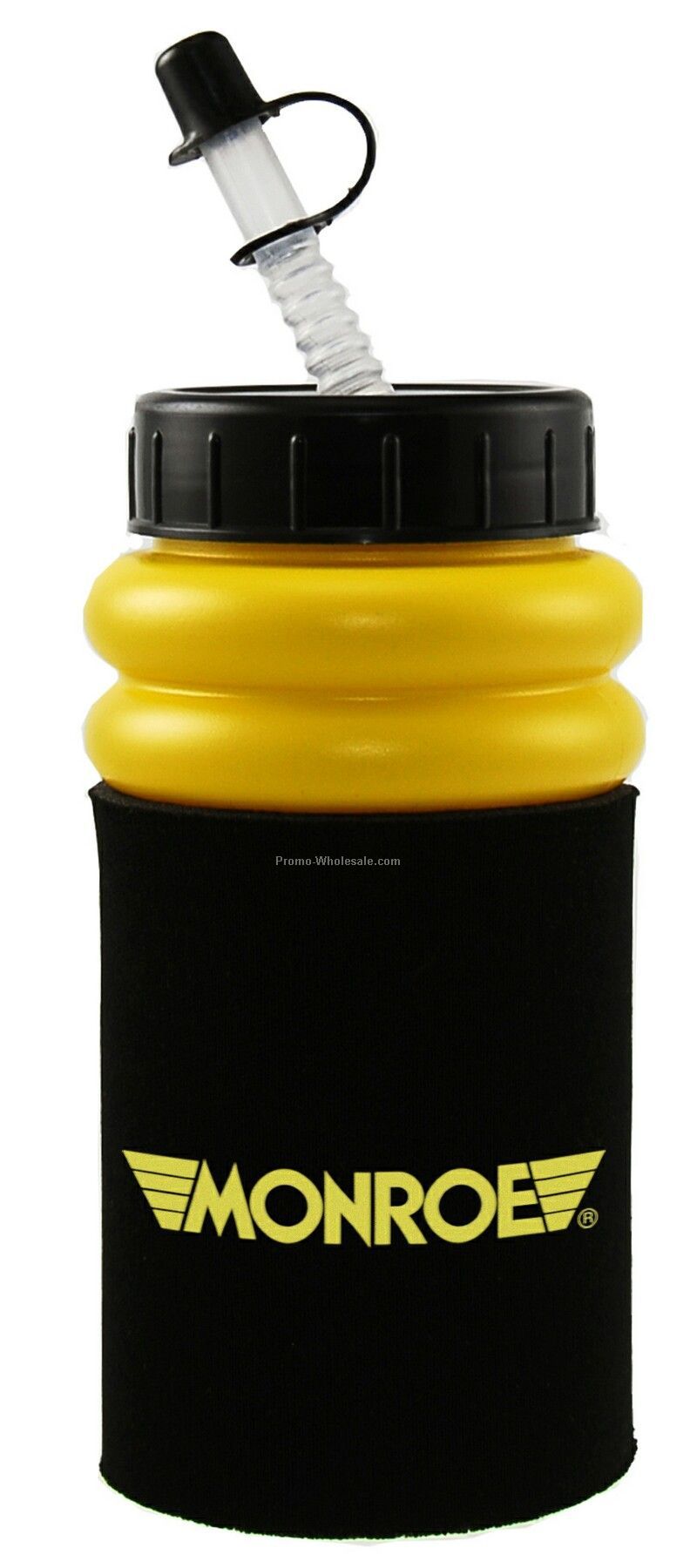 16 Oz. Foam Insulated Sport Bottle With Push And Pull Lid