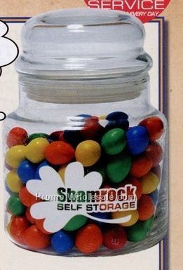 16 Oz. Glass Candy Jar W/ Bubble Top Lid
