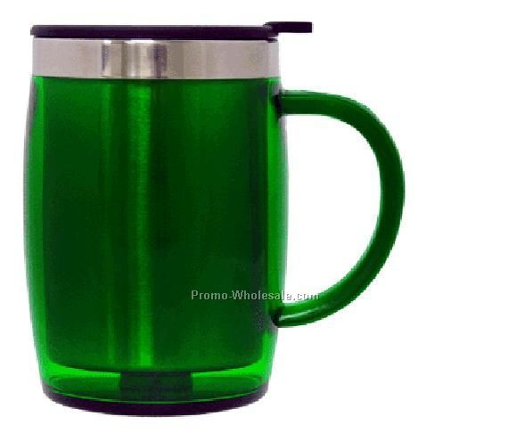 17 Oz. Acrylic With Stainless Liner Mug W/ Handle