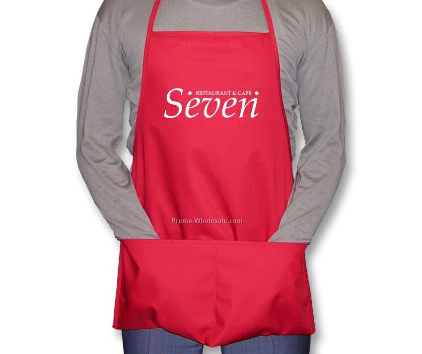 19"x24" The Econo Apron With Pockets (Screen Print)