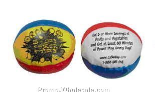 2" Bean-filled Multi-color Kicksack Ball