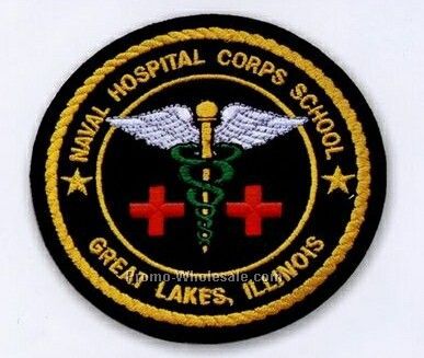 2" Custom Embroidered Patch With 50% Coverage