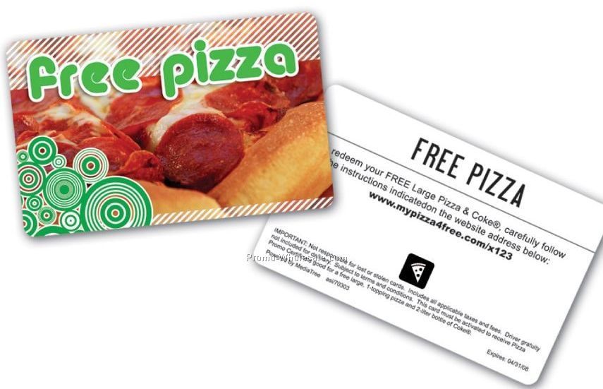 2 Free Pizza Gift Card (From Domino's Pizza)