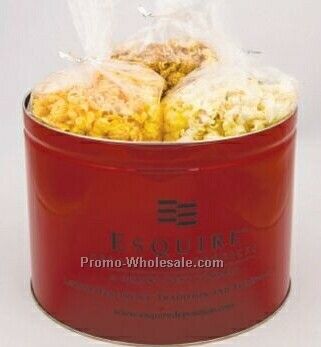 2 Gallon, 3 Way Popcorn (Butter, Cheddar And White Cheddar)