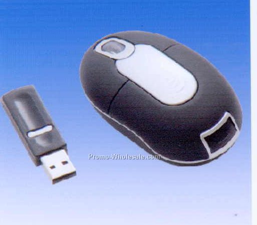 2"x3-1/2"x1" Mini Rf Wireless Optical Mouse (Screened)