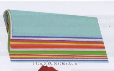 20"x30" Medley Quire Folded Wrapping Color Tissue Assortment Pack